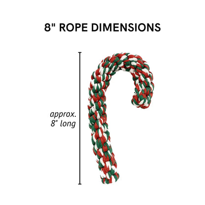 Candy Cane Rope Toy